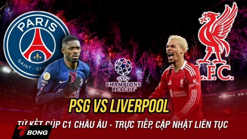 Đội hình xuất trận PSG vs Liverpool
